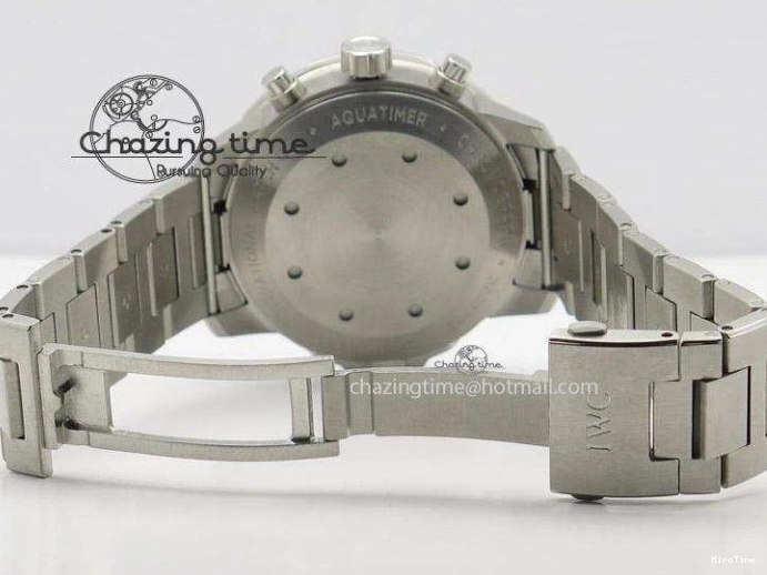 MIROTIME 0806 Versatile Aquatimer Chrono IW376803 V6F 1:1 Best Edition White Dial On SS Bracelet A 7359